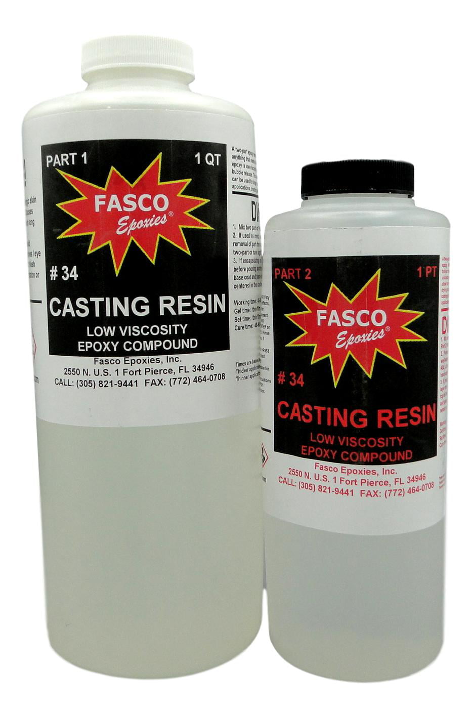 The Epoxy Resin Store 2 Part Epoxy Resin Kit for s and Composite  Construction, 1 Gallon Kit