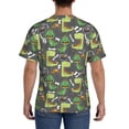 thumbnail image 2 of Rocae Cartoon Dinosaurs (2) for Men's Moisture-Wicking Crew Tee - T-Shirt for Sports, Outdoor Activities, and Casual WearMedium, 2 of 9