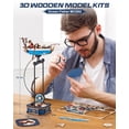 thumbnail image 6 of ROBOTIME Wooden 3D Puzzle, DIY Pendulum Toy Model Building Kits, Creative Toys for Home Decor, Gifts for Adults Teens(Ocean Fisher), 6 of 8