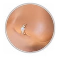 thumbnail image 7 of YYKihy Small Cartilage Hoop Earrings For Women Men Opal Silver Earrings 316L Surgical Hinge Huggie Hoop Earrings For Tragus Conch Earlobe Piercing Jewelry, 7 of 7