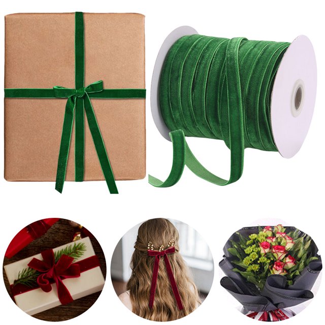 Velvet Ribbon 50 Yardas Cabeño para Regalos Arts Crafts