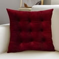 thumbnail image 4 of Pklyzj Indoor/Outdoor Chair Cushions Seat 11 Colors Optional Solid Color Sanded Thick Chair Cushion Soft Comfortable Warm Chair Cushion Summer Savings Clearance, 4 of 6