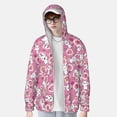 thumbnail image 2 of Fotbe Cute Rabbit Chaqueta con Protección Solar UPF 50+ para Hombre y Mujer, Camisa con Capucha y Bolsillos-Medium, 2 of 7