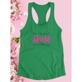 thumbnail image 3 of To The Best Mom Bold Pink   Racerback Tank Women -Image by Shutterstock, Female Large, 3 of 4
