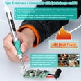 thumbnail image 3 of Labymos Mini Intelligent Electric Soldering Iron Portable Soldering Station 0.91inch OLED Display Full Aluminum Alloy, 3 of 8