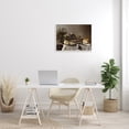 thumbnail image 2 of Stupell Industries Still Life with Herring Wine and Bread Pieter Claesz Painting Painting White Framed Art Print Wall Art, Design by one1000paintings, 2 of 8