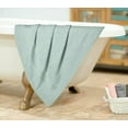 thumbnail image 4 of MALLONI HOME 100% Premium Cotton 2 Pack Oversized Bath Towel Set 28x55 inches, Large Bath Towels, Ultra Absorbant Compact Quickdry & Lightweight Towel, Ideal for Gym Travel Camp Pool - Sea Green, 4 of 7