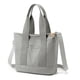 thumbnail image 3 of Bolso Hombro Lona para Mujer Bolso Informal Portátil Sencillo para Ir Compras (gris), 3 of 7