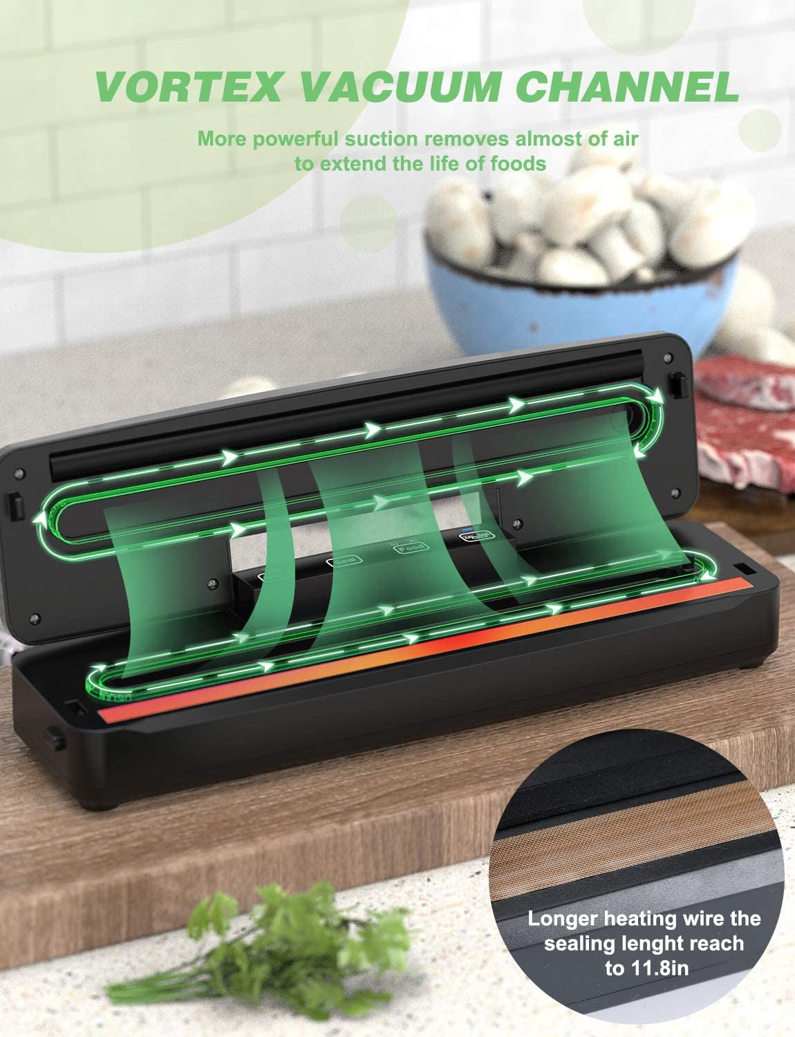 slaouwo vacuum sealer bolsas