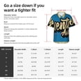 thumbnail image 6 of Lsque Adventure Awaits pattern Hawaiian Shirt for Men, Unisex Summer Beach Casual Short Sleeve Button Down Shirts-Large, 6 of 9