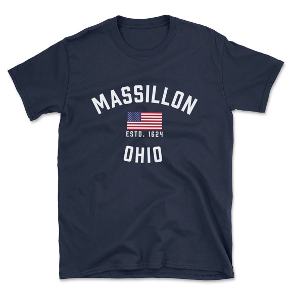 Massillon Ohio Patriot Men's Cotton T-Shirt