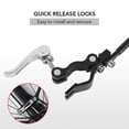 thumbnail image 4 of Graflsoa Quick-Release Aluminum Bicycle Cargo Rack with Mudguard, Adjustable Side Rails, and Reflective Safety Features for Secure Transport, 4 of 6