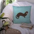 thumbnail image 3 of Carolines Treasures BB8042PW1414 Russian or European Mink Blue Check Fabric Decorative Pillow, 14 x 14 in., 3 of 4