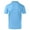 Light Blue, variant on LEAVINGSUO Button Down Shirts for Women, Womens Tops Womens Fashion Women's Solid Sports Quick Dry Shirt Men's and Women's Short Sleeve V-neck Top/Shirt