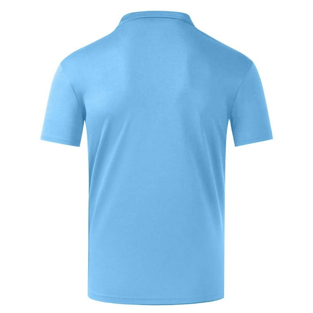 AherBiu Plus Size Tops for Women Golf Shirt Short Sleeve Quarter Button Lapel V Neck Solid Color Sports Blouse