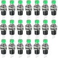 thumbnail image 1 of Mini Push Button Momentary Switches, Ampper 2 Pin On Off 1A 250V AC 7MM Round SPST Normal Close Momentary Pushbutton Switches, 1 of 5