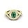 thumbnail image 5 of 11.25 Ratti 10.94 Carat Natural Emerald Ring (Natural Panna/Panna Stone Gold Ring) Original Aaa Quality Gemstone Adjustable Ring Astrological Purpose For Men Women By Lab Certified-B0DRD1, 5 of 8
