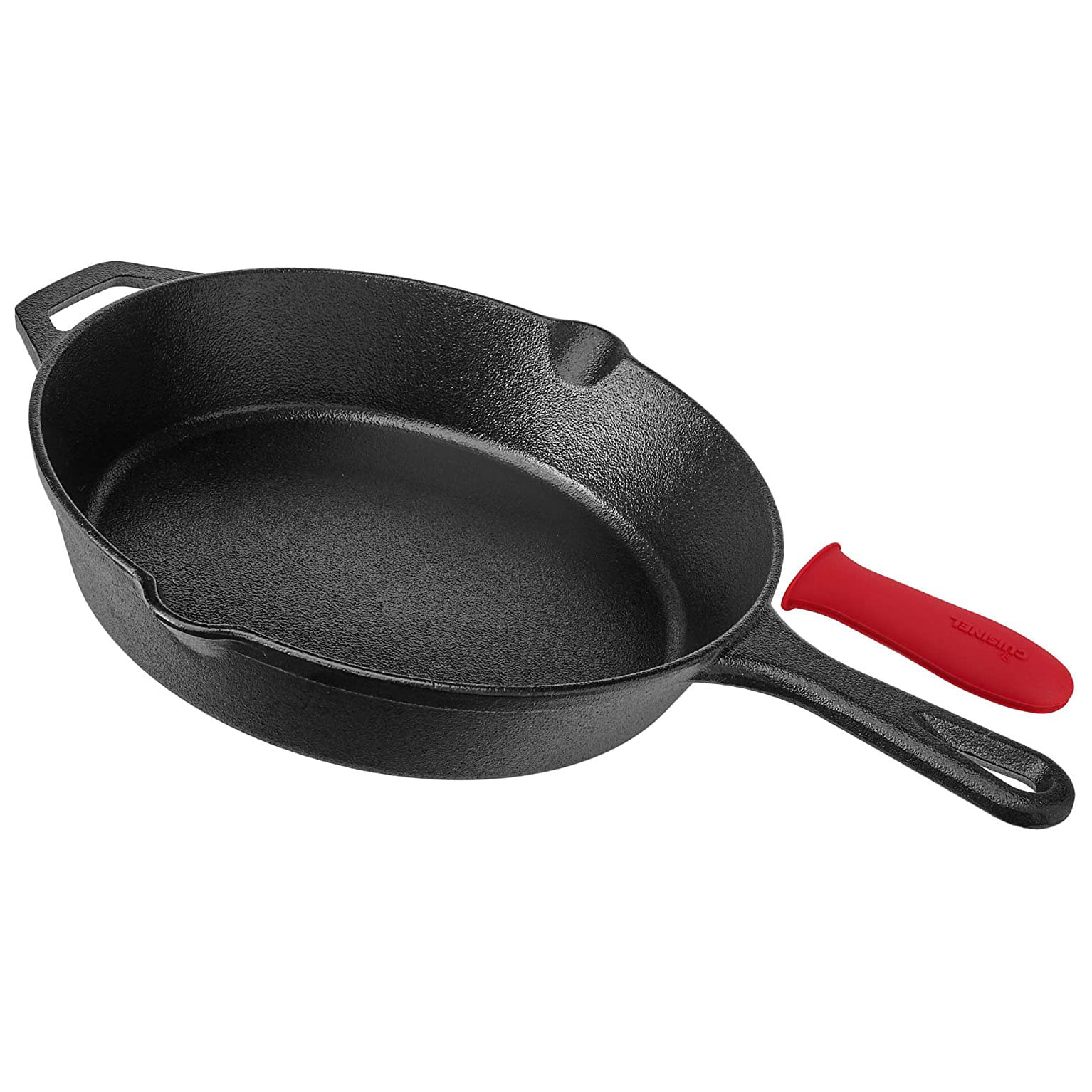 Lodge Pre-Seasoned Cast Iron Skillet With Assist Handle, 10.25, Black &  Tempered Glass Lid (10.25 Inch) – Fits 10-10.25 Inch Cast Iron Skillets and  5