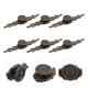 thumbnail image 1 of AURARMLET 6Ud Tirador Para Cajón De Zinc Con Acabado Marrón Oscuro Ideal Para Gabinetes Y, 1 of 5
