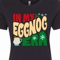 thumbnail image 4 of Inktastic In My Eggnog Era Christmas Holiday Treat Women's T-Shirt, 4 of 5