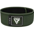 thumbnail image 1 of RDX Weight Lifting Belt 4 Adjustable Back Lumbar Support Bodybuilding, Powerlifting Functional Strength Training Core Exercise Fitness Workout Squats Deadlifts, Home Gym Equipment, 1 of 8