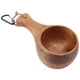 thumbnail image 3 of Wood Camp Mug, Handmade Traditional Indoor Outdoor Use Lanyard Design Nordic Style Wooden Cup  For Home Camping Hiking ANGGREK Wooden Cup, 3 of 8