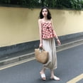thumbnail image 4 of Straw Tote Bag Summer Beach Bag Handmade Straw Rattan Woven Handbag for Women Travel, 4 of 6