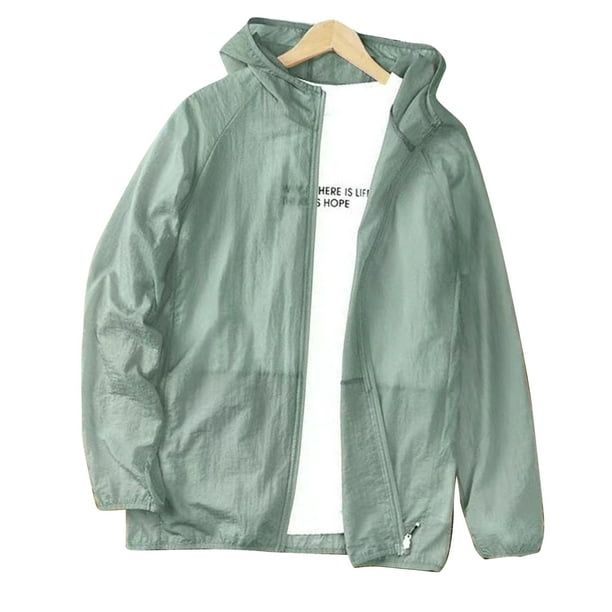 Chaqueta de protección solar para hombres,Chaqueta de protección solar para hombres Sudadera con capucha de protección solar para hombres Ropa de protección solar para hombres Rendimiento confiable