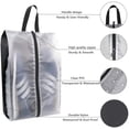 thumbnail image 2 of Bolsas de viaje para zapatos, bolsa de almacenamiento de zapatos portátil, impermeable, con asa para hombres y mujeres, 2 of 8