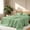 Green, variant on Flymme Dark Grey Bed Sheets Set,4 Piece Comfy Breathable Cooling Sheet Queen Size,Luxury Bedding with 18" Deep Pocket for Man Women Bedroom