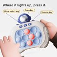thumbnail image 3 of Rompecabezas de burbujas con astronauta para niños, juego de descompresión para niños, juguete para empujar rápidamente, juguete para hacer estallar burbujas con luz, juguetes para golpear a un topo, 3 of 4