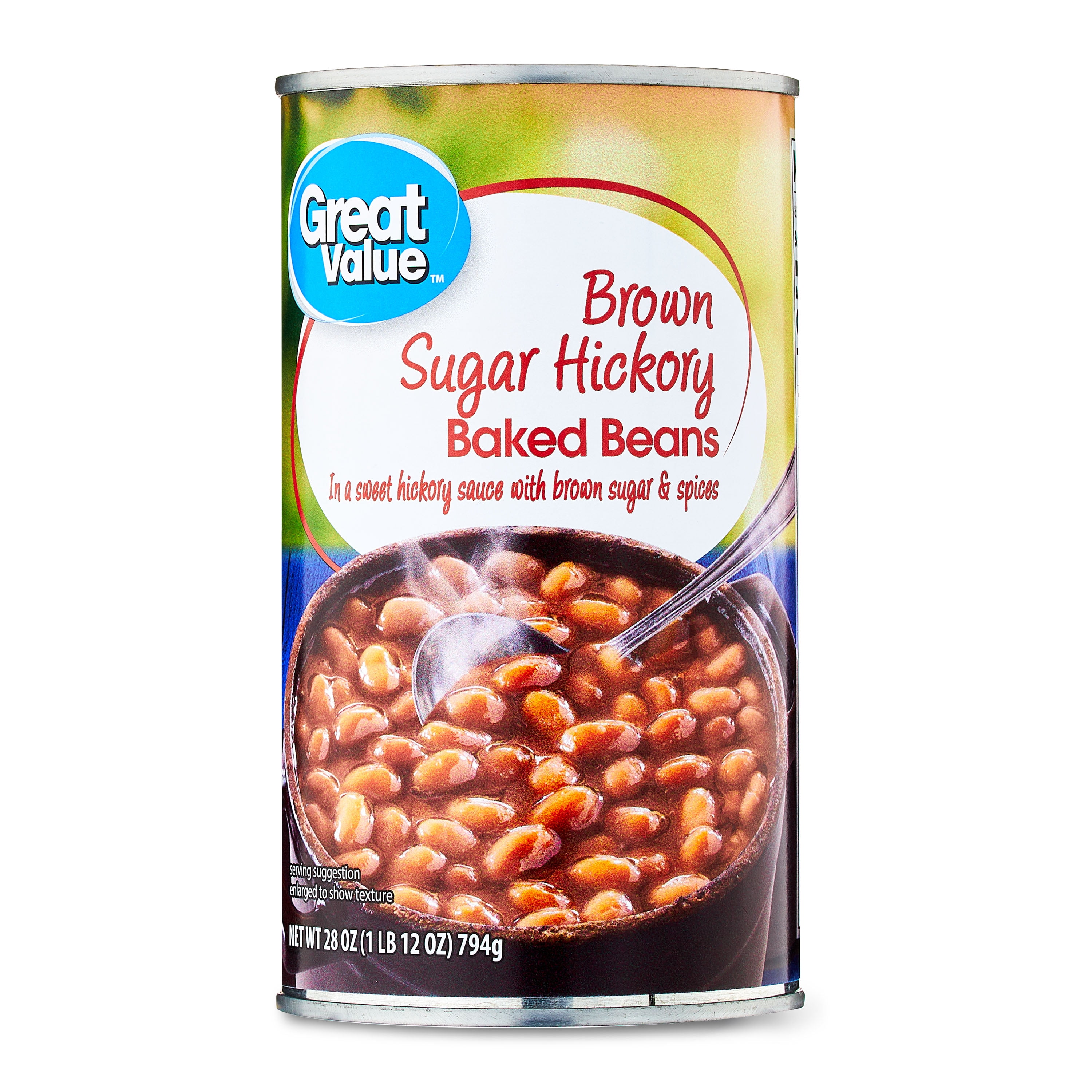 Great Value Brown Sugar Hickory Baked Beans, 28 oz Can Walmart Business