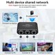 thumbnail image 4 of Divisor LAN RJ45 de 1 A 4 Puertos, Conmutador de Red de Aluminio de 1000 Mbps, Conmutador Ethernet Gigabit con Cable de Alimentación USB-C., 4 of 5