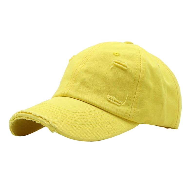 Hesroicy Sunscreen Extended Brim Adjustable Bucket Baseball Cap