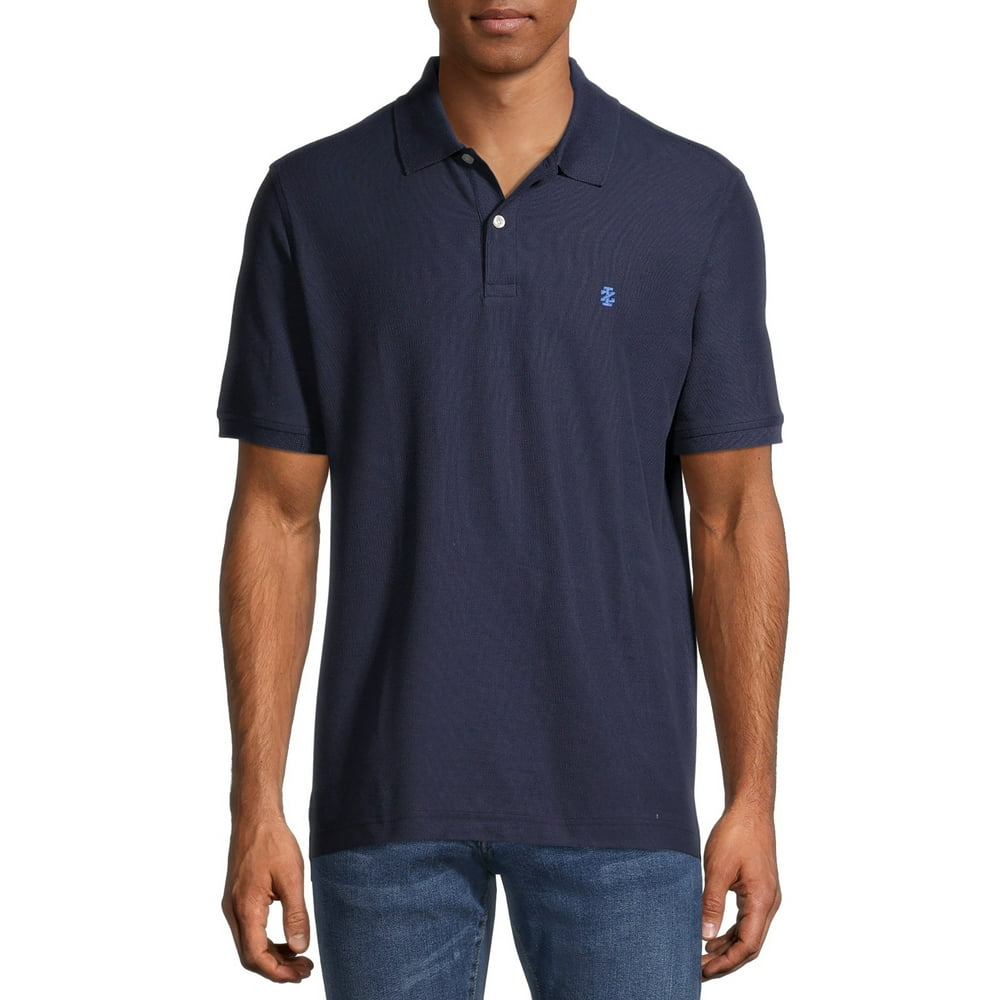 IZOD - IZOD Men's Advantage Performance Comfort Stretch Solid Polo ...