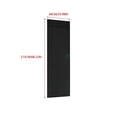 thumbnail image 4 of Door Curtain Window Door Shades Thermal Insulated Light Block French Door Curtain Tie Up Shades Energy Efficient Double Door Blind For Living Ro/ 66*173Cm Velcro Roman Blinds, 4 of 4