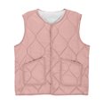 thumbnail image 2 of Ailaofu Womens Jacket Lightweight Vest Cozy Sleeveless Cardigan Button Waistcoat Outerwear with Pocket, 2 of 6
