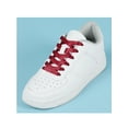 thumbnail image 2 of INSPIRE CHIC Unisex Solid Color Flat 0.4'' Wide Ribbon Shoelaces 2 Pairs 120cm/47.2" Wine Red, 2 of 6