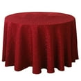 thumbnail image 1 of HEVIRGO Nappes Lavable à la Machine Bords Soignés Ronde Couverture de Table en Tissu Polyester Anti-Débordement pour la Maison, 1 of 10