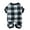 S, variant on TELOLY Dog Clothes,Timeless Plaid Design Dog Sweatshirt,Four-Leg Design Stylish and Practical Dog Clothes for Small Dogs,White,M