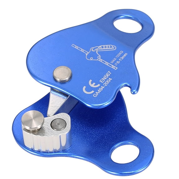 Ascender, 220lb  Bearing, 8-13mm Rope, Anodized Aluminum Forged For Tree Climbing, Single Rope Climbing, With Climbing System