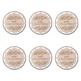 thumbnail image 2 of balikha 6pcs Christmas Macrame Wooden Ornaments in Handcrafted DIY Round Disks for The Crafts Kids Suspended Crafts Decorations Decorations Set D, 2 of 9