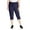 Dark Blue, variant on Tittly Capri Pants for Women Yoga Pants Shorts Polyester Solid Color Home Woman Lounge Pants Women Womens Sweatpants Black XXL