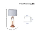 thumbnail image 3 of OakvillePark Rhody Accent Table Lamp, Copper, 3 of 3
