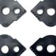 thumbnail image 4 of Herramientas de grabado de plantilla de arco para carpintería, localizador de ángulo R para mesas (negro A), 4 of 6