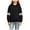 Black, variant on mgoYE Girls Fashion Hoodies Kids Cute Striped Long Sleeve Tops Hooded Sweatshirts