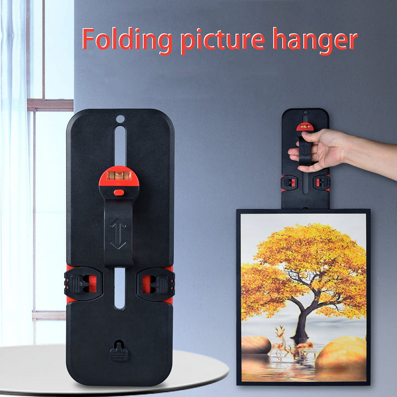 NovaGrowth Picture Hanging Tool Level Easy Frame Picture Hanger Wall  Hanging Kit