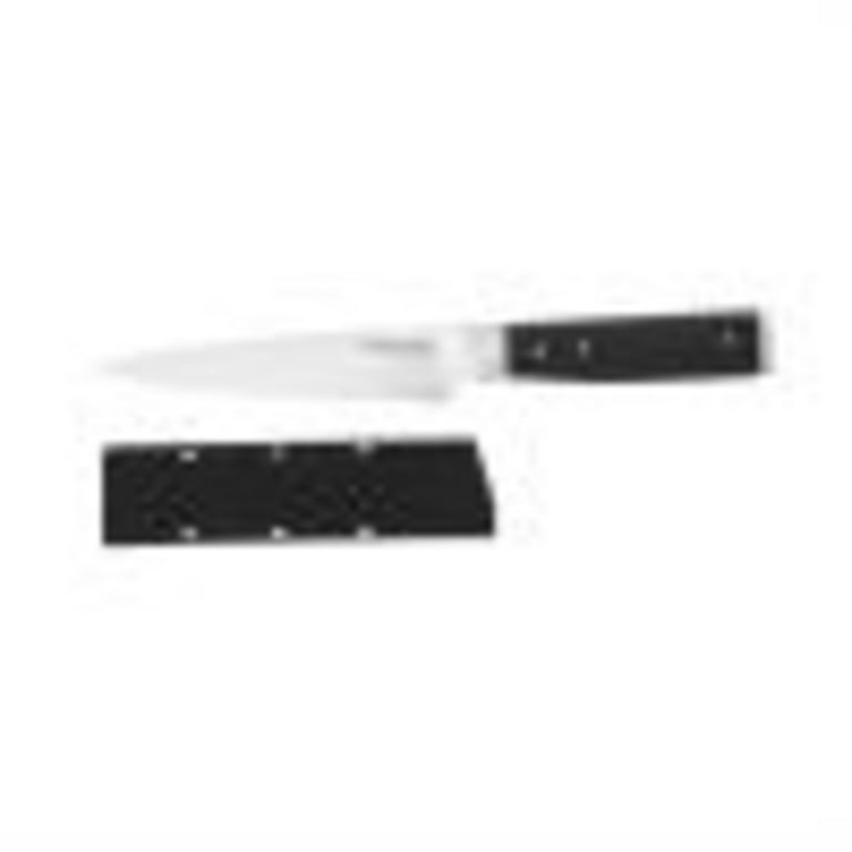 Kitchenaid Gourmet 3-piece Forged Tripe-Riveted Chef Knife Set with Blade  Covers, Black 