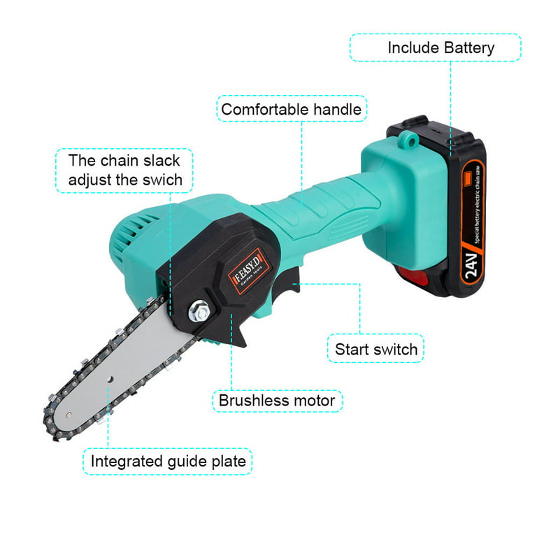 OwnStarTools™4 Inch Household Handheld Electric Saw Chainsaw – ownstartools