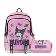 thumbnail image 3 of 2PC-SET Printed Kuromi School Bag Backpack Pencil Case Sports Backpack Lightening Zipper Shoulders Outdoor Bag, 3 of 7